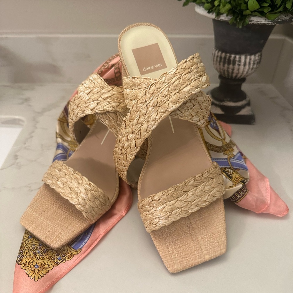 Dolce Vita Raffia Sandals